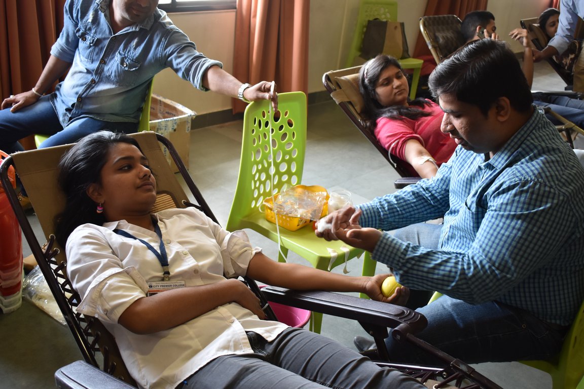 Voluntary Blood Donation Camp at City Premier College Nagpur